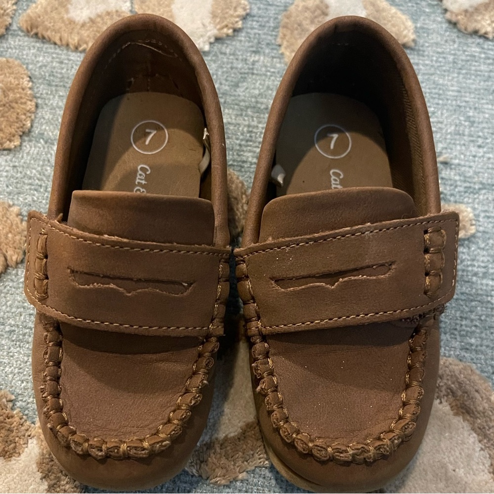 Cat & Jack Toddler Boys Loafers Size 7